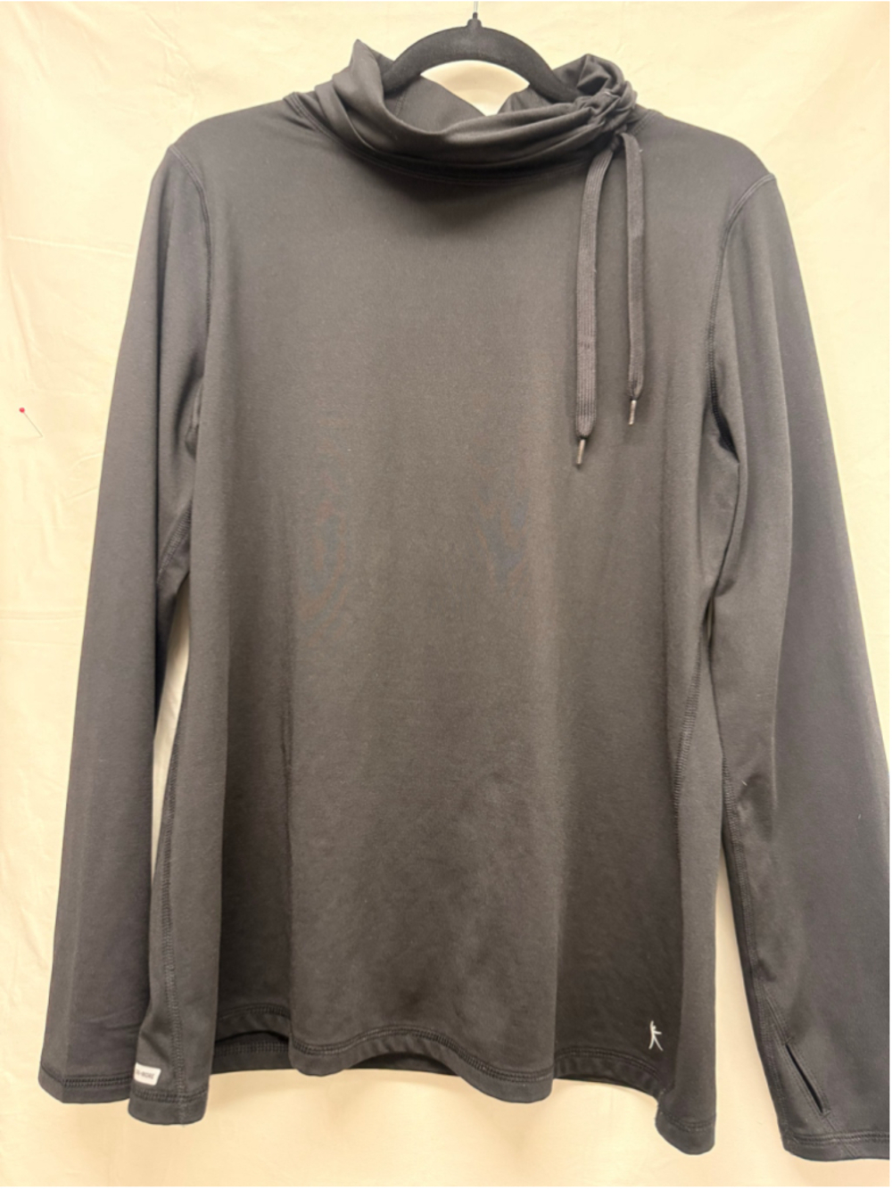 Women's Danskin Now Black Long Sleeve Tee L
